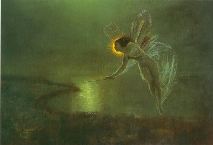 Atkinson Grimshaw Spirit of the Night oil painting image